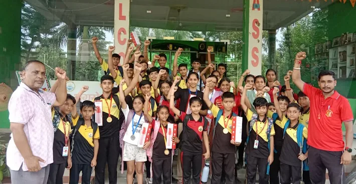 खेलकूद प्रतियोगिता में महाराजा अग्रसेन स्कूल गुमथला राव के विद्यार्थियों ने जीते 10 पदक